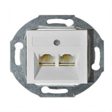 Aparat priza telefon simpla alba Origo Prodax